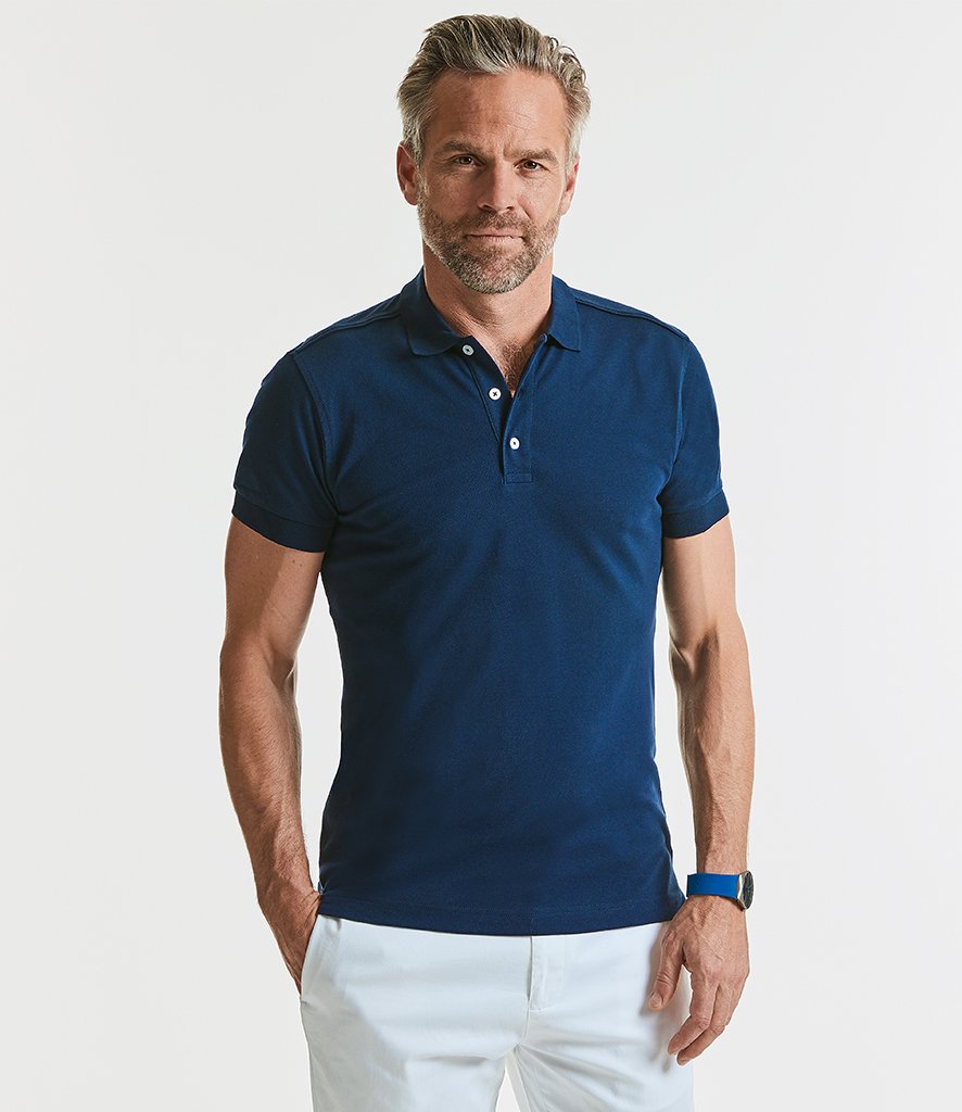 russell pique polo shirt